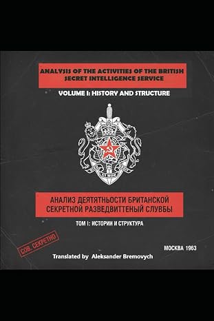 KGB Analysis of the Activities of the British Secret Intelligence Service